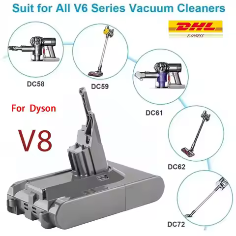 for Dyson V8 9800mAh 21.6V Replacement Battery for Dyson V8 Absolute Cord-Free Vacuum Handheld Vacuu