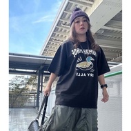 HUMAN MADE Graphic T-Shirt Duck Pattern English logo Printing Design Short sleeved Tshirt cylinder s