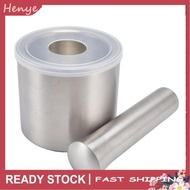 Henye Mortar Pestle Spice Grinder Cleanable Wearable for Restaurant Kitchen Home