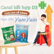 Yumyum gummies supplement Calcium, K2D3 and colostrum to help babies grow taller and reduce illnesse