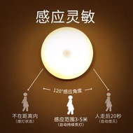 智能感應夜燈 磁吸充電 人體感應 床頭燈 櫥櫃燈- 感應開關白（常亮+感應+開關） ≤3W