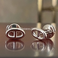 愛馬仕 Hermes 全新品 純銀！迷你豬鼻耳環