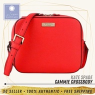 [SG SELLER] Kate Spade KS Womens Newbury Lane Cammie Crossbody Hot Chili Leather Bag