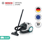 Bosch เครื่องดูดฝุ่นไร้ถุงเก็บฝุ่น ProHygienic สีขาว BGS21WHYG