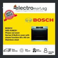 BOSCH HSG 636ES1 Phase out soon Series 8 Built-in oven with  steam function 60 x 60 cm Stainless steel