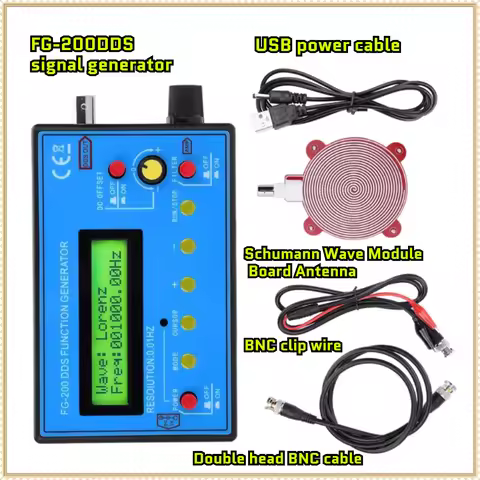 DDS Function Signal Generator FG-100 FG-200 Frequency Counter 0.01Hz - 500KHz Signal Source Module S