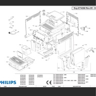 Philips Coffee Machine EP5541 5543 5544 5545 5546 5547 5548 49 Water Panel