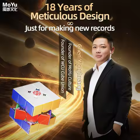 MoYu Weilong V11 3x3 Cube 18th Anniversary Edition Magnetic Speed Cube Puzzle Toys Cubo Magico Kid G