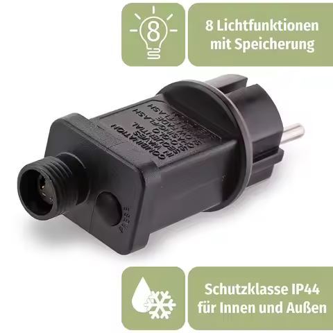 8 Modes Transformer String Lights 9W 31V LED Timer Power Supply Power Adapter Lighting For Low Volta