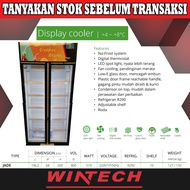 RSA JADE 2 Dua Pintu Showcase - Display Cooler - Lemari Kaca Berpendingin - Kulkas Kaca - Tempat Promosi Minuman Pendingin