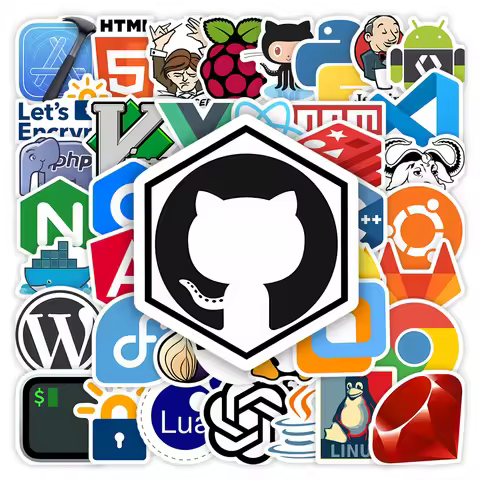 Fun Development Stickers Programming Java Docker Html Geek Hacker DIY Gift Waterproof Decal for Lapt