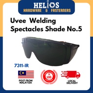 Uvee Eye Glasses  | 7311-IR | Welding Spectacles Shade No.5