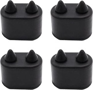 4 Pcs/Set Black Door Bumpers Rubber Molded Door Jamb Body Bumpers Fits for 1968-72 Oldsmobile Cutlas