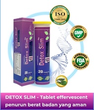 Detox Slim korea.Tablet effervescent pelangsing badan