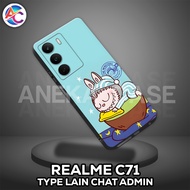 AC71-Case REALME C71-Girl's Motif-Softcase REALME C71-Casing REALME C71-Silicone REALME C71