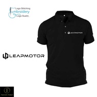 Baju Logo Sulam Embroidery Polo Classic T Shirt logo LEAPMOTOR 1 Baju Cotton UNISEX design03