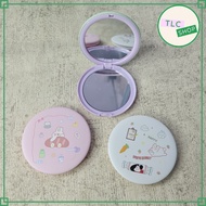 Double Sided Folding Round Mirror / Double Round Mirror / Asthetic Mirror / Round Glass