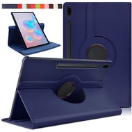 Samsung Galaxy Tab S9 S8 S7 S6 Plus FE Lite 12.4" 11" 10.4" 360 Rotating Flip Leather Stand Case Cover