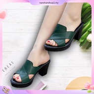Women thick high Heels sandals perempuan kasut 6cm heels