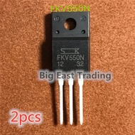 2pcs FKV550 FKV550N TO-220F LCD Plasma Tube Transistor welding,guaranteed quality