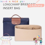 CHIHIRO 1Pcs Insert Bag, Storage Bags Felt Linner Bag, Durable Multi-Pocket Portable Travel Bag Organizer for Longchamp LE PLIAGE CLUB Briefcase S