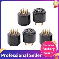 9Pin Vacuum Tube Socket Testing Saver for 6DJ8 12AX7 ECC83 B339 CV492 6L13 12AU7 ECC82 B329 Hifi Tub