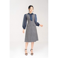 [Genuine] Women's chiffon sleeveless dress designed by NEM Fashion 15382