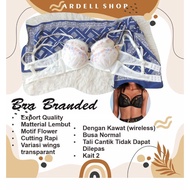 CB BRA WOMEN'S LACE WIRE FLOWER WHITE CUP 30C 30D 30E 32B BL