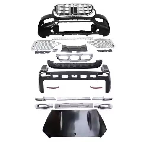 For Mercedes Benz V Class Vito W447 Maybach GLS Style Body Kit Bumper Cover Exterior Modification Up