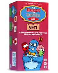 The Awkward Yeti Heart and Brain Card Game, A Family Game for Kids & Adults, Funny Therapeutic Playi