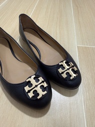 Tory Burch 黑色平底鞋 9號半