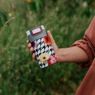 ETNA Snapclean 不銹鋼保溫杯10oz (300ml) - 白色+花卉拼圖圖