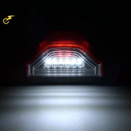[BBNZDD] 3 LED Number Lamps E9 12V-24V For Lorry Tru Trailer White Light Waterproof Car License Plat