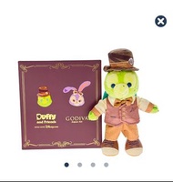香港迪士尼Duffy and friends Olu Mel GODIVA 朱古力 禮盒  Olu Mel Mini Plush with GODIVA Premium Chocolate