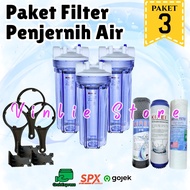 1-STAGE WATER PURIFIER FILTER PACKAGE 2-STAGE/ 3-STAGE FILTER/ FOR HOUSEHOLD HOUSING/ + WATER FILTER