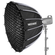 33inch/85cm Parabolic Softbox Quick Set up Quick Folding, with Diffusers/Honeycomb Grid/Bag, Compati