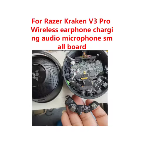 Original PCB parts For Razer Kraken V3 Pro Wireless earphone charging board Kraken V3 Pro Repair Par