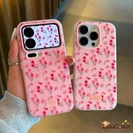 Tulip Floral 2-in-1 Jelly Phone Case For Realme C63 C61 india C55 C53 C51 C51S C35 C33 C33S C31 C30 