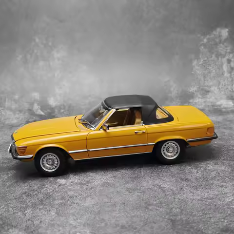 Norev diecast model 1/18 Bz 450 SL 1975 Cayenne car model static display holiday gift collection