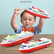 SEASONWIND Cruise Boat Model, Gliding Model Toy Sliding Steamship, Novelty Mini Collection Vehicle P