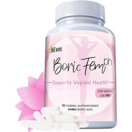 NMore Boric Acid Vaginal Suppositories100% Pure (sku.2281)