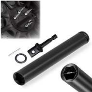 Spike Lug Nuts Socket, Durable Socket with 19mm Hex, Universal Spiked Lug Nuts Socket Replacement To