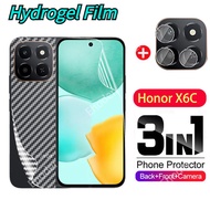 Full Cover Screen Protector For Honor X6C X6B X6A X6 4G 5G 2025 Front Back Soft Hydrogel Film For Ho