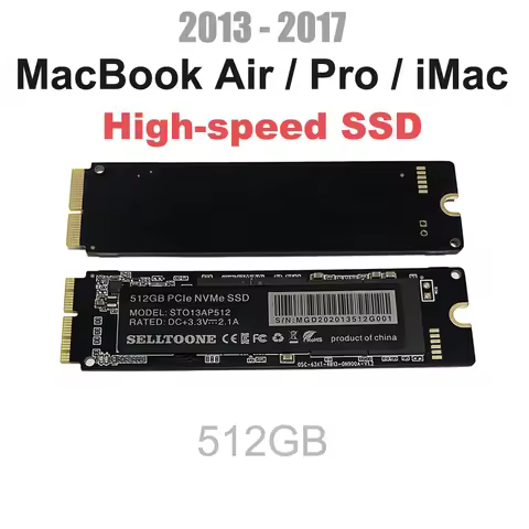 512GB SSD For 2013 2014 2017 Macbook Air A1465 A1466 MacBook Pro A1502 A1398 Solid State Drive iMAC 