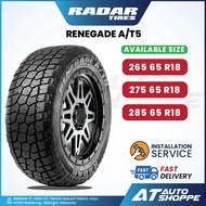 Radar Renegade AT5 18" Tyre 265 275 285 65 R18 4X4 4WD (1 Tire)