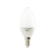 Luceco - 5.2W LED E27 6500K冷白光大螺頭蠟燭形電燈泡，E27大螺頭 LED 黃光或自然光或冷白光護眼不閃頻不含水銀燈膽長壽命環保省電 安全高效最新LED技術(LC27C5W47)