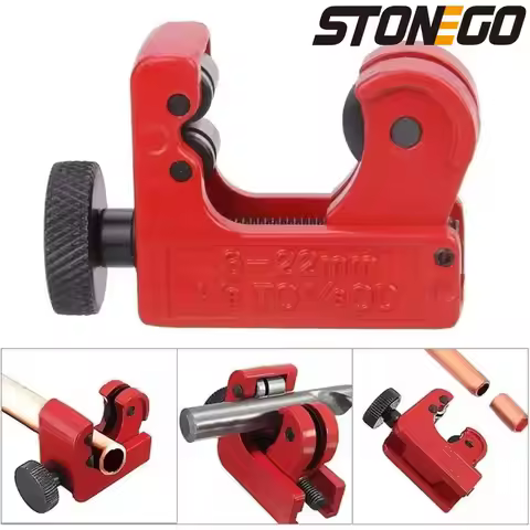 STONEGO 3-16/3-22/3-28mm Pipe Cutter Light Zinc Alloy Metal Pipe Cutter Pipe Cutter V2 Small Copper
