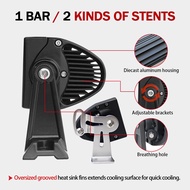 JIUGUANG 3-ROW 22inch 32inch 42inch 52inch LED Light Bar Super Bright Combo Driving Beam Car Light F