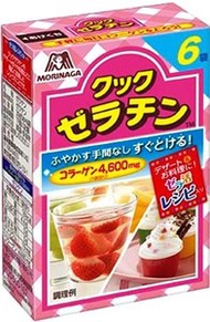 森永 - 森永/Morinaga 魚膠粉 | 6袋裝| 原裝日本 4902888544002 (此日期前最佳: 2028.03.31 )(新舊包裝隨機出)