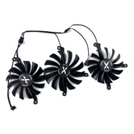 3PCS Cooling Fan CF1015U12D 4PIN RX 6700 XT GPU FAN For XFX Speedster SWFT 309 Radeon RX 6700 XT 12G